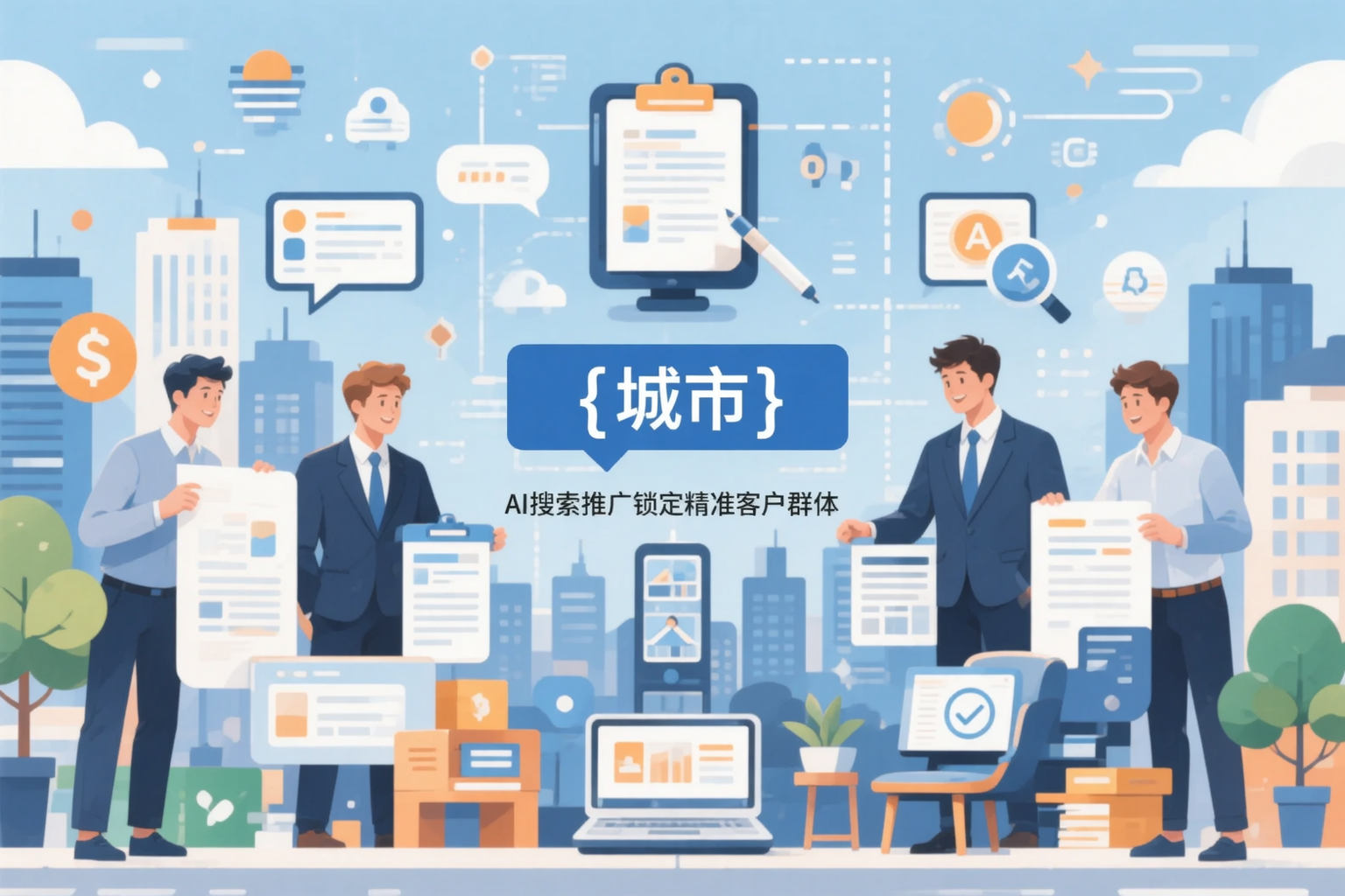 梅州公司如何用AI搜索推广锁定精准客户群体