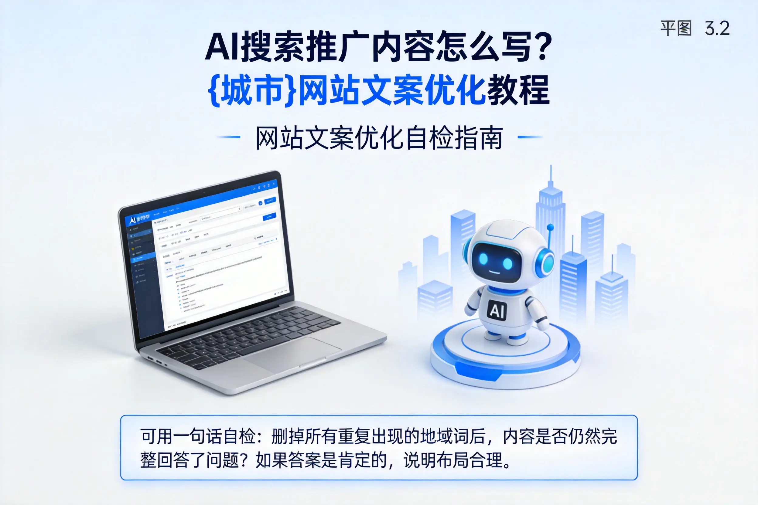 AI搜索推广内容怎么写?梅州网站文案优化教程