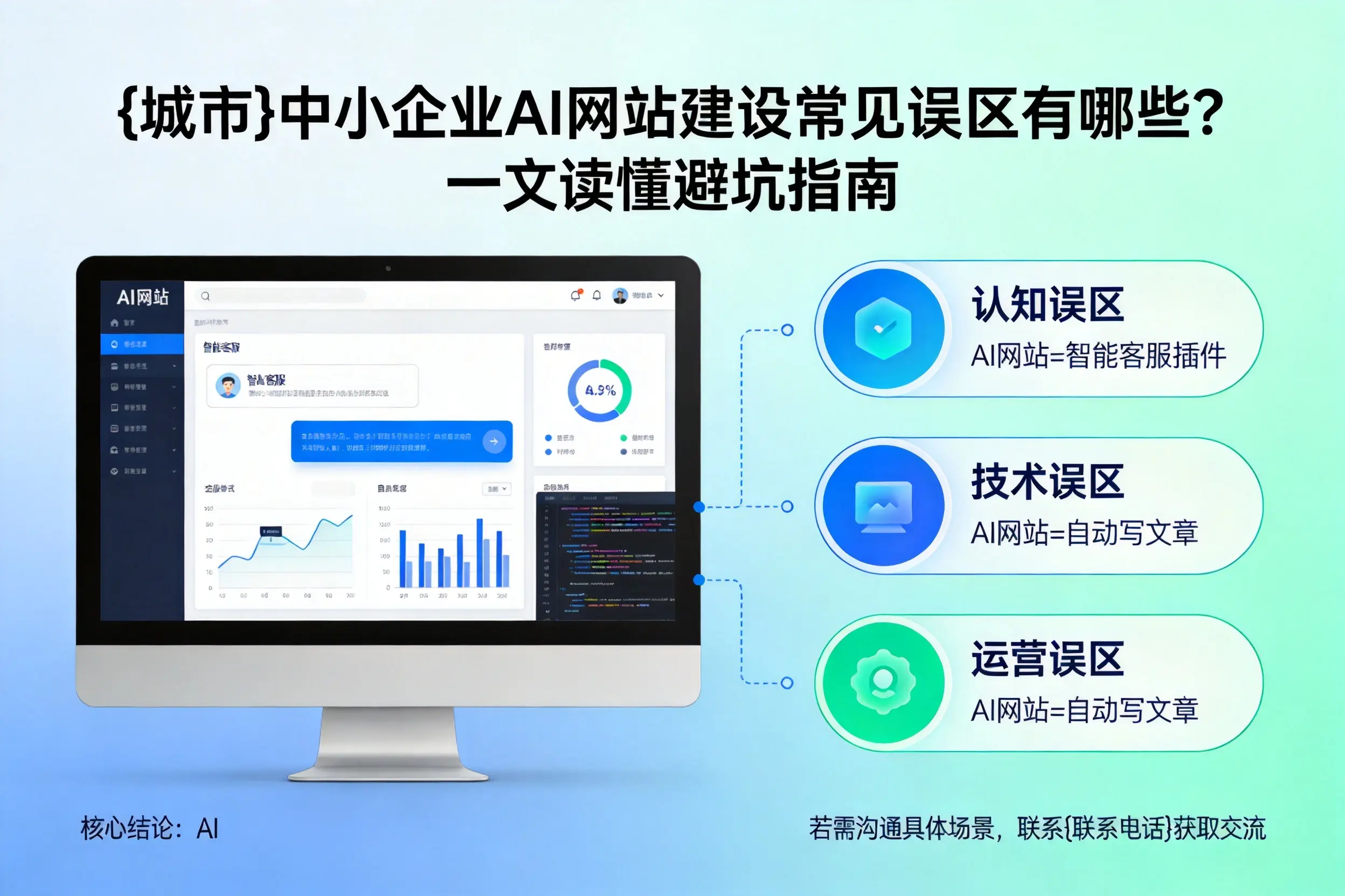 梅州中小企业AI网站建设常见误区有哪些？一文读懂避坑指南