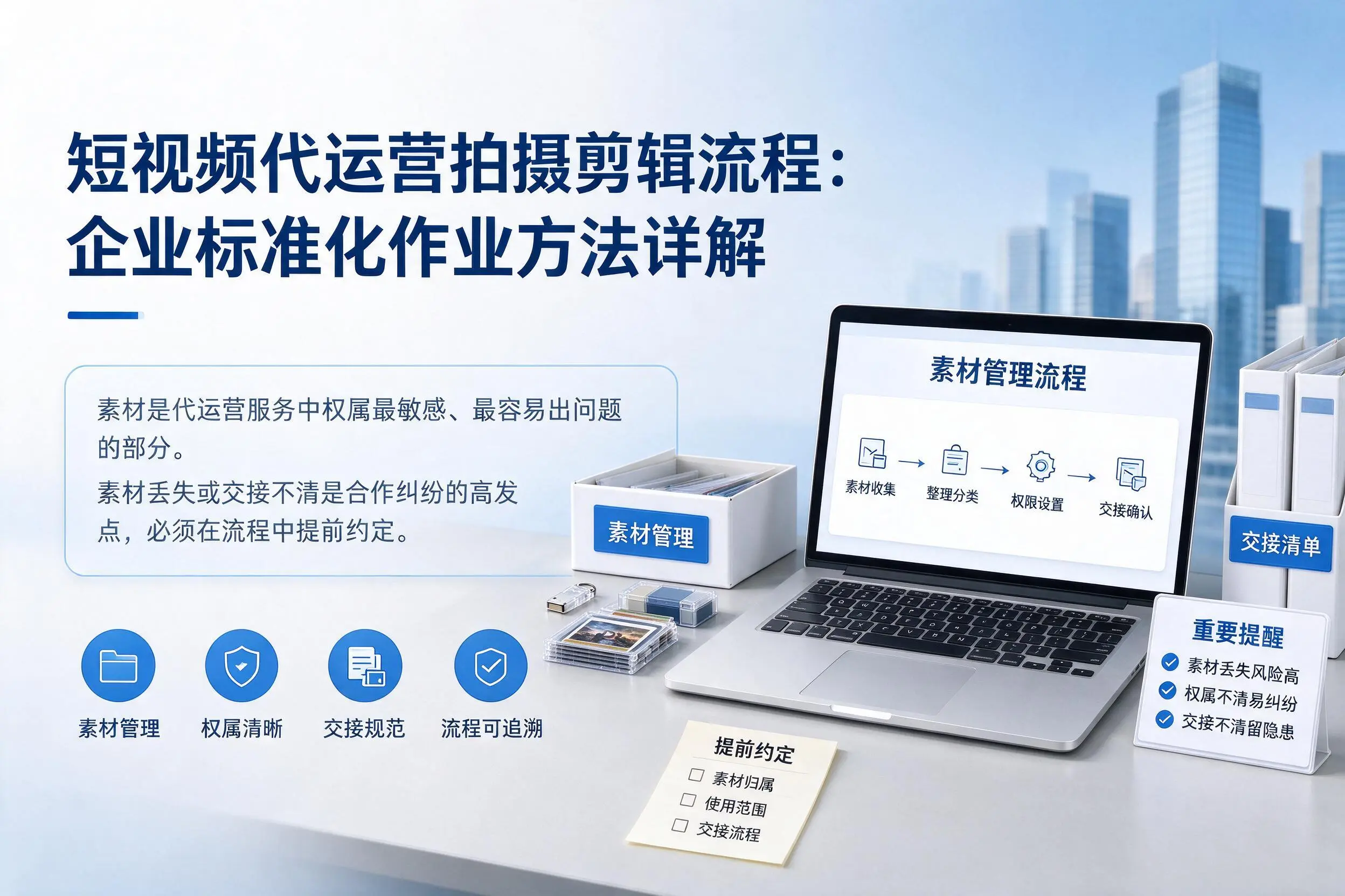 短视频代运营拍摄剪辑流程：梅州企业标准化作业方法详解